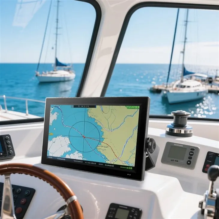 Displej námořního monitoru